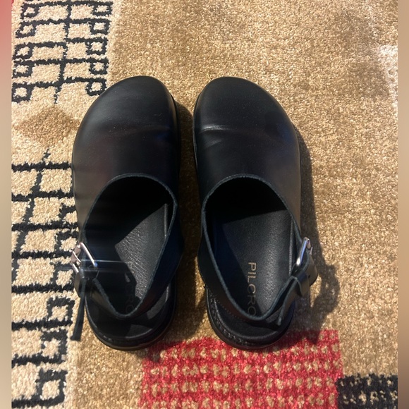 Pilcro Slingback Leather clogs - Picture 2 of 3
